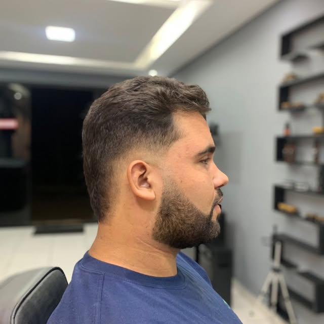 Corte feito na Barbearia Resende